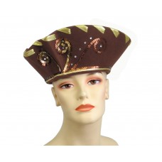 Mujer&apos;s Church Hat  Dress Hat  Brown  2519  eb-11854372